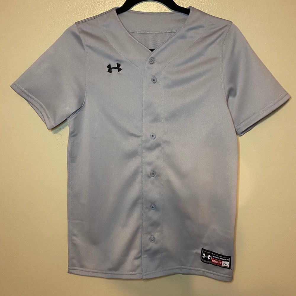 Boys Medium Under Armour Homerun Baseball Jersey